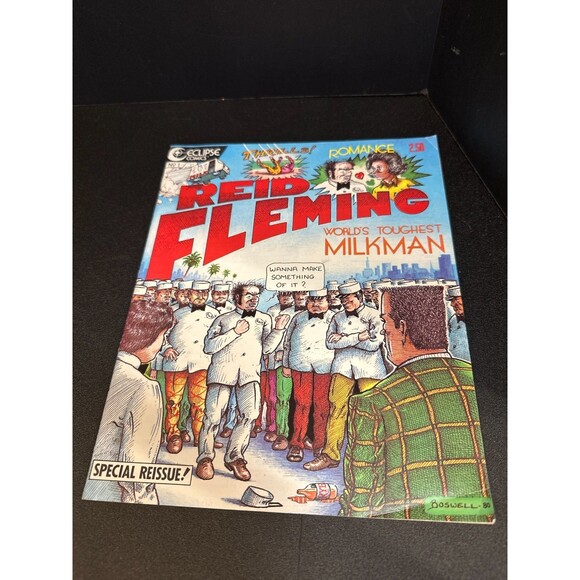 Reid Fleming World’s Toughest Milkman #1 Comic (Eclipse 1986 Reissue) - Picture 1 of 4
